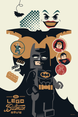 longlivethebat-universe:  Lego Batman poster by Kevin Tiernan  