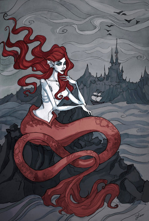 &ldquo;The Little Mermaid&rdquo; by IrenHorrors. Source