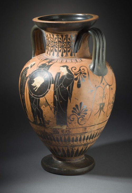 Neck-Amphora With a Man Playing a CitharaGreece, Attica, c. 510 BC 