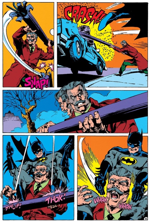 Batman vs. Stalnoivolk.[from Suicide Squad (1987) #40]