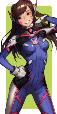 borealisowl:  D.Va /  펭구연 (kuroxpeng)Ooh,