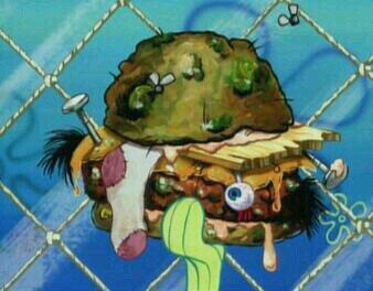 gnarly:  food from school be like