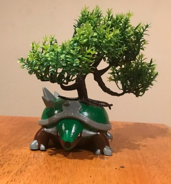retrogamingblog:3D Printed Pokemon Planters made by Jessica Geale