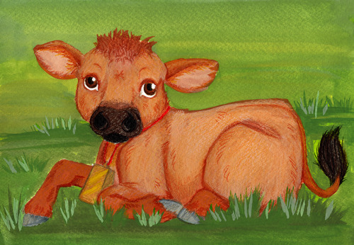 appledappledoo:Happy Moo Year .I spent far too long on this and I’m not happy with it. Scanner ruine