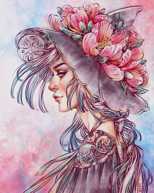 Spring Wind Witch by dimary
