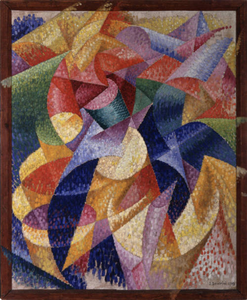 Sea = Dancer, 1914, Gino SeveriniMedium: oil,canvas