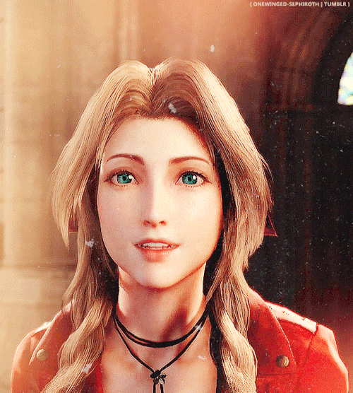onewinged-sephiroth: EXCITED AERITH