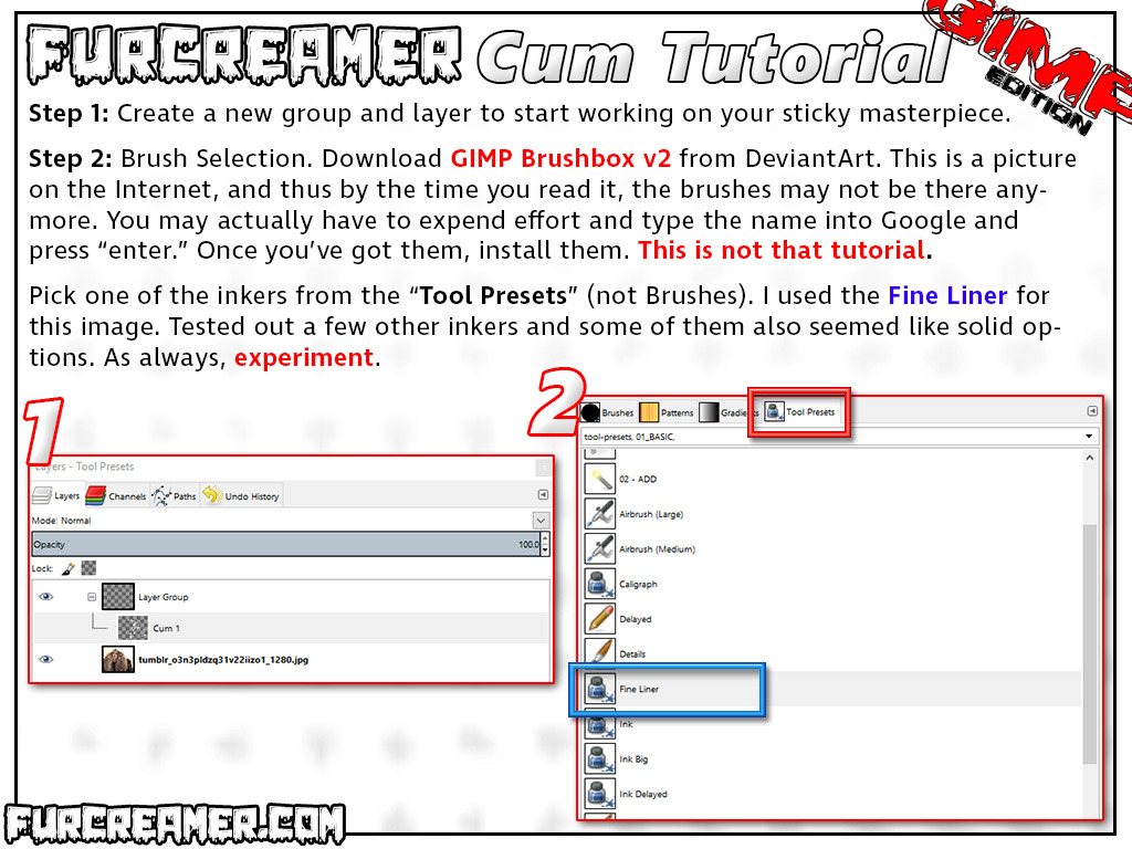 FurCreamer: GIMP Cum Tutorial adult photos