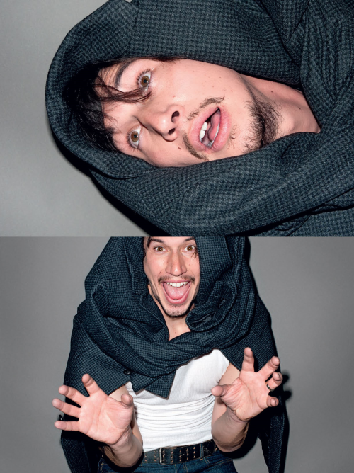 edenliaothewomb:Adam Driver, photographed by Terry Richardson for L’Uomo Vogue, Jan 2016.