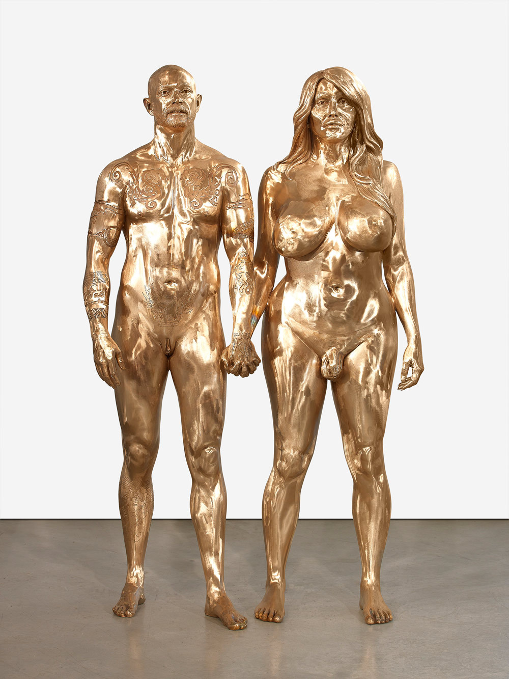 cavetocanvas:  Marc Quinn, Buck and Allanah (Lifesize), 2009 