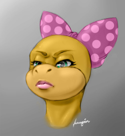 jamesgrim-me:  Colored sketch of Wendy O'Koopa 