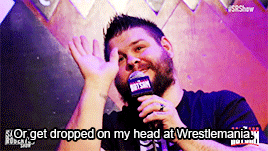 phantomshaman:  mithen-gifs-wrestling:  “When you’re taking spots that are obviously