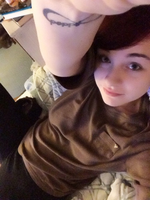 Porn little-space-kitten:  No make up and a slobby photos