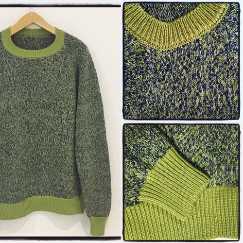 Green for an evergreen  #menswear #knitwear #machineknitting #knitstagram #knittersofinstagram #knit