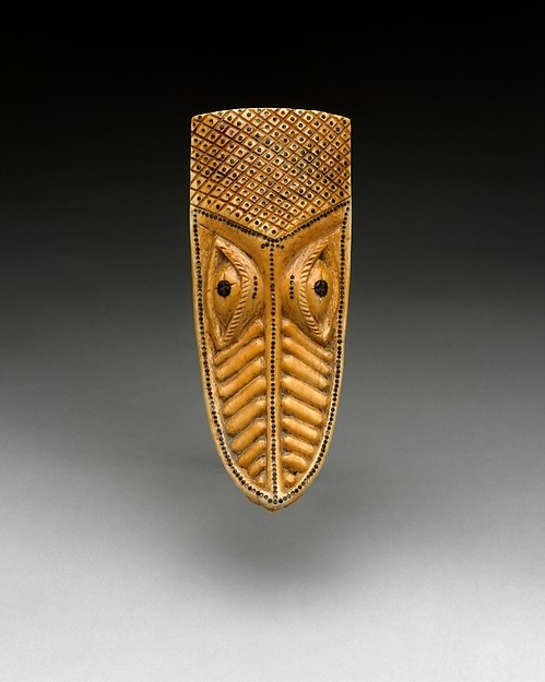 10     Masquerade Elements: Ram Head and Crocodile Head 17th–19thcent., Nigeria,Yoruba peoples, Owo group.