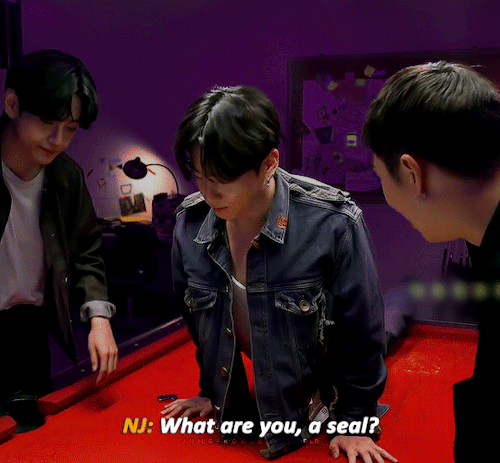 Jungkook Trying To Concentrate To Film Their Vcr But He Can’t Stop Laughing 😆 