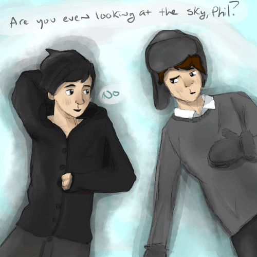 happypandaparade:i have a lot of lingering 2009 feels. more phan doodles X