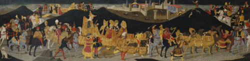 Journey of the Queen of Sheba by Apollonio di Giovanni, c. 1460-65Journey of the Queen of Sheba by A