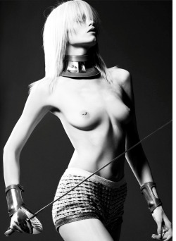 piercednipples:  Abbey Lee Kershaw in Numéro