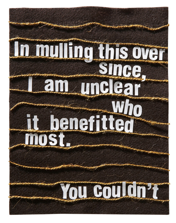 darksilenceinsuburbia: Debbie Millman: The Saddest Poem I Have Ever Written 
