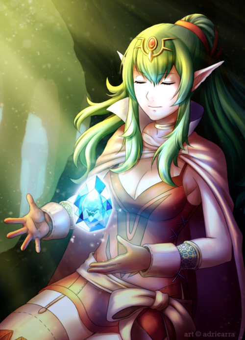 adricarra-art:Adult Tiki inspired by the FE cipher illustrations!