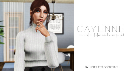 notjustabooksims: Cayenne TopYet another toooooop for ts3. Head on over to my bloogue to learn more 