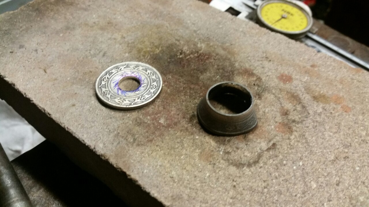 iamnotacreepyfucker:  I don’t share much but I’ve been making coin rings for