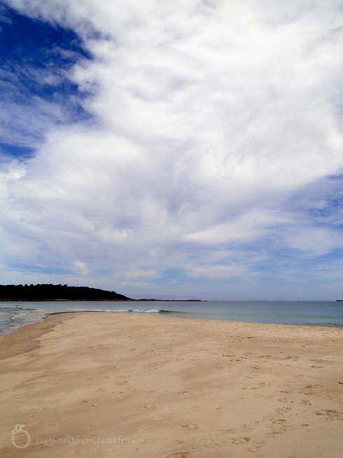 calmness of Fingal Bay - Eastern Australia, Feb 2015
