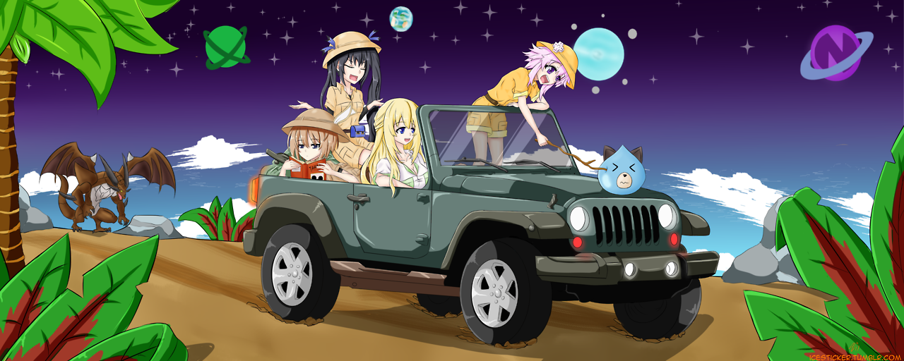   Commission for Azurekite and the Neptunia Subbreddit Discord Channel.This one was