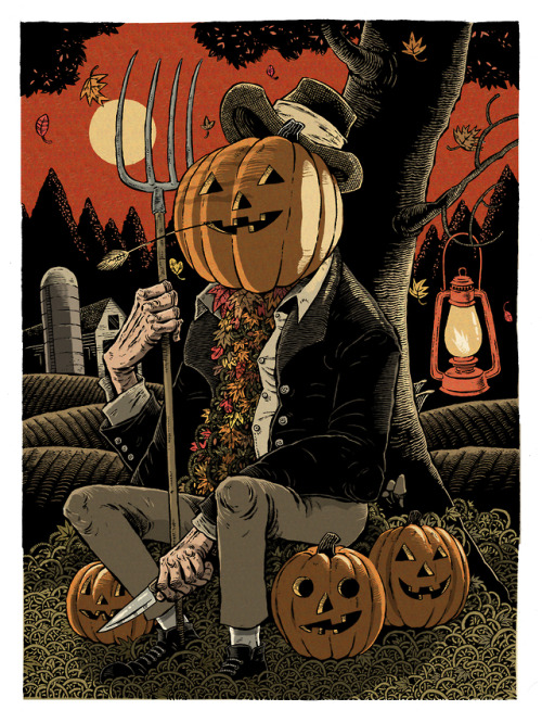 halloweenatdusk:  Art by Sam Heimer