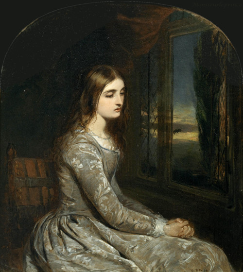 monsieurleprince:William Powell Frith (1819 - 1909) - Meditation