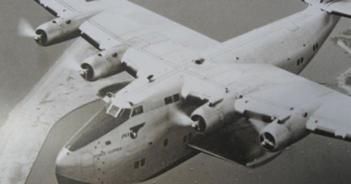 redarmyscreaming:Boeing 314 Clipper was an American long-range flying boat  produced by Boeing from 1938 to 1941. One of the largest aircraft of its  time, it had the range to cross the Atlantic and Pacific oceans. For  its wing, Boeing re-used the design