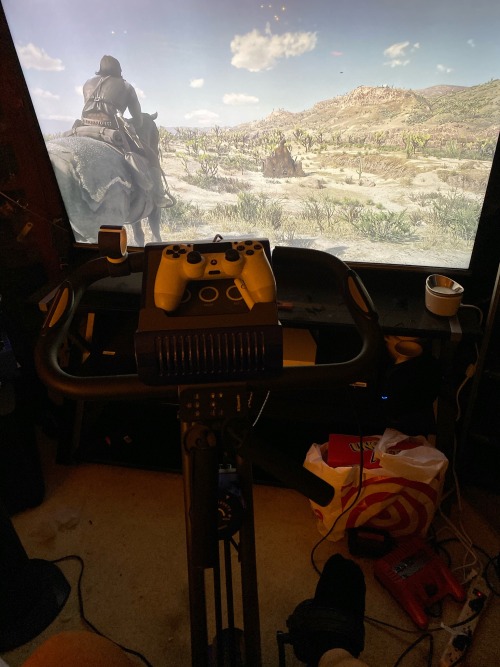 24ozsteak:24ozsteak:24ozsteak:red dead redemption 2 but i sit on an elliptical while i play and every time i use my horse i start pedaling lets get on iti respect horses now