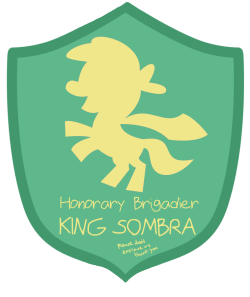 ask-king-sombra:  Thank you for your request to join! welcome!  ——————————————————————————((WAY OVERDUE RESPONSE TO ask-the-cmb! Sombra is honored to be an honorary brigadier! …Even if he doesn’t