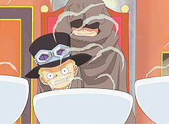 ryuusouken:  One Piece Favorites: Brothers and RamenSabo - So this is ramen?!Luffy