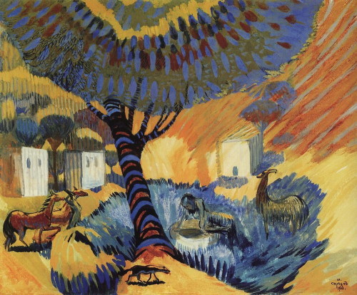 artist-sarian: At the well, 1908, Martiros SarianMedium: canvas,tempera