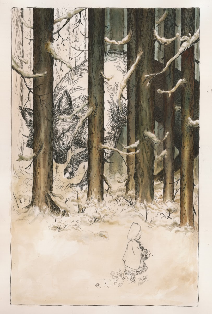xombiedirge:  Le Petit Chaperon Rouge by Roberto Ricci