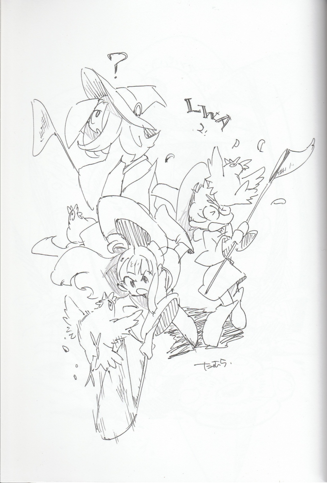 Little Witch Academia Creator's Sketchbook: Team Diana : r