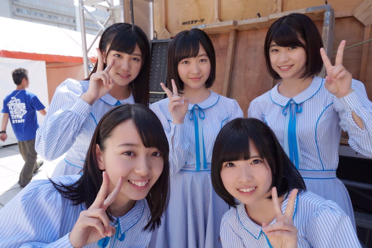 forstu48: 20170503 / STU48_Official_:  The members during their debut performance！Their