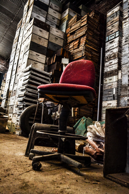 lensblr-network:Abandoned office chairby Matias Alonso Revelli  (matialonsorphoto.tumblr.com)Thank y