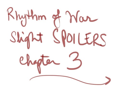 Continuing to draw each chapter. At this rate it&rsquo;ll take me half the year to read #rhythmofwar