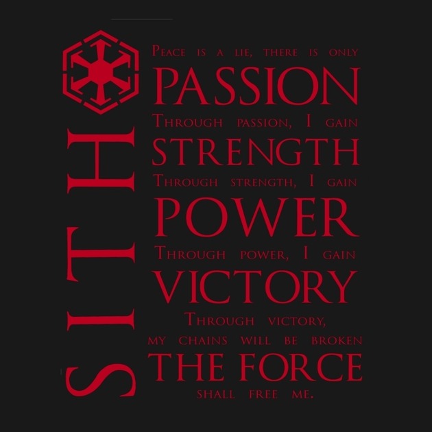 bellapost:  unrepentantwarriorpriest:  Warrior Culture : Sith  Because the galaxy