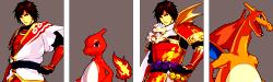 shotamune:    Pokémon Conquest: Yukimura + Charmeleon and Charizard       