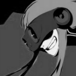 magma-icons:   Black and white Futaba Sakura