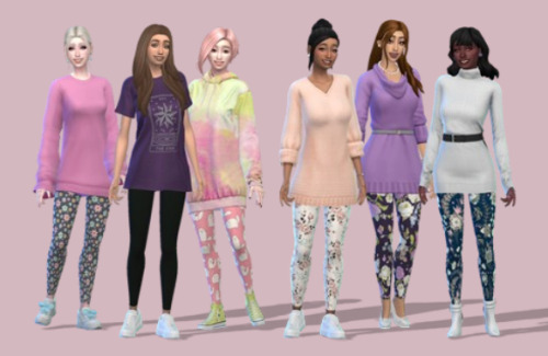 aleykaa: A LOOKBOOK I just realized that my models get the worst names in the Sims 4 but well..Ladie