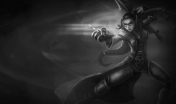 Monochromatic Splash Art: Vindicator Vayne