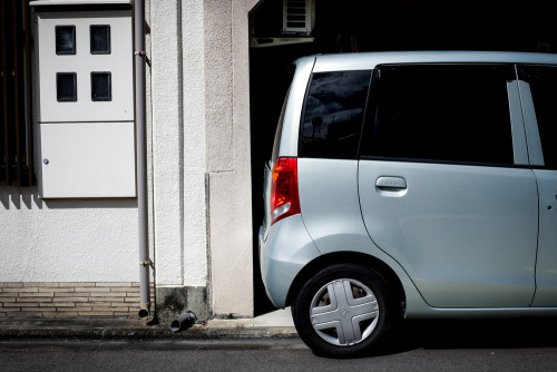 Precision parking …In Japan, a lot of cities only have a small amount of space for home parki