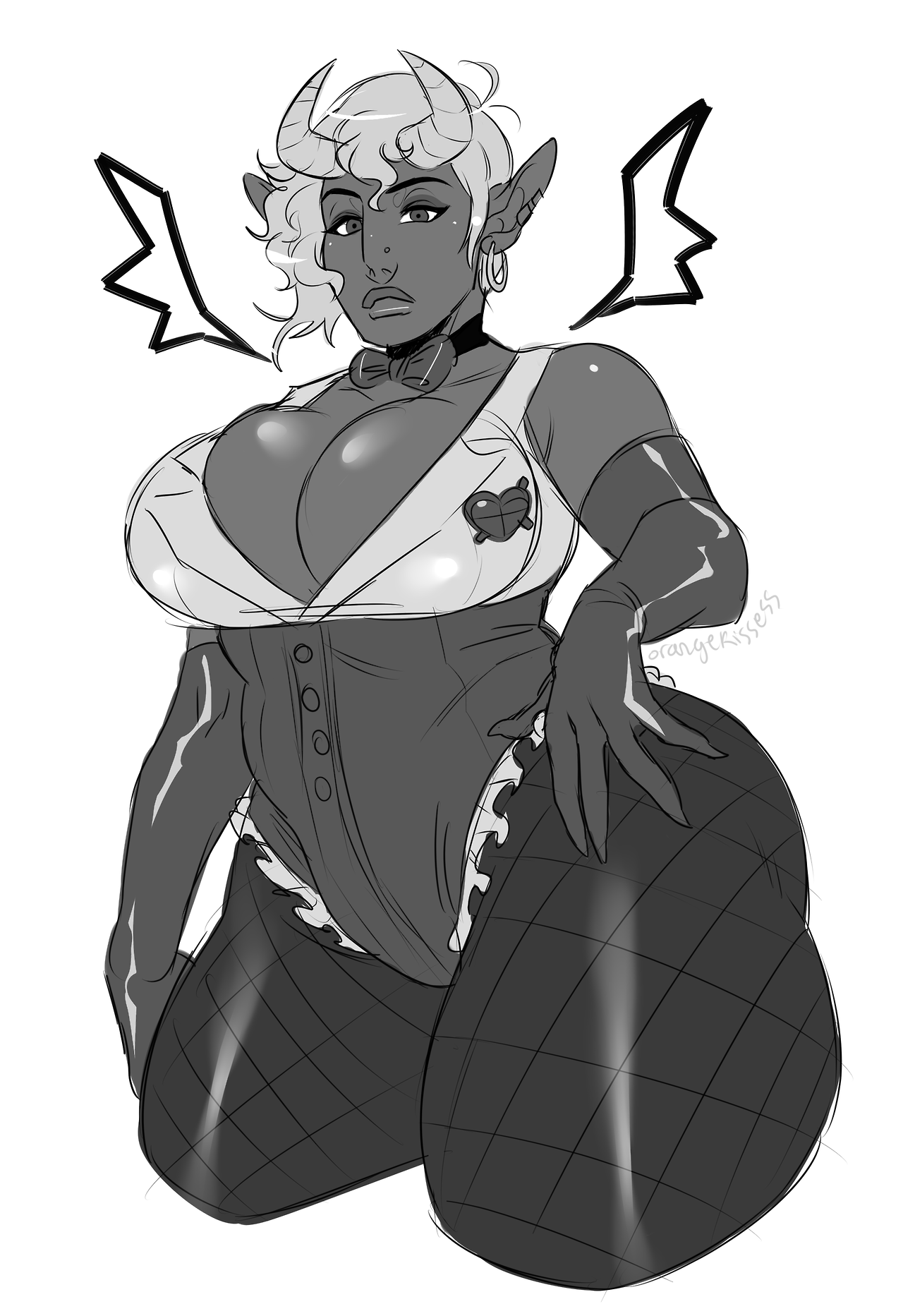 orangekissess:a bunch of my patrons OCs that they asked for as requests from my patreon