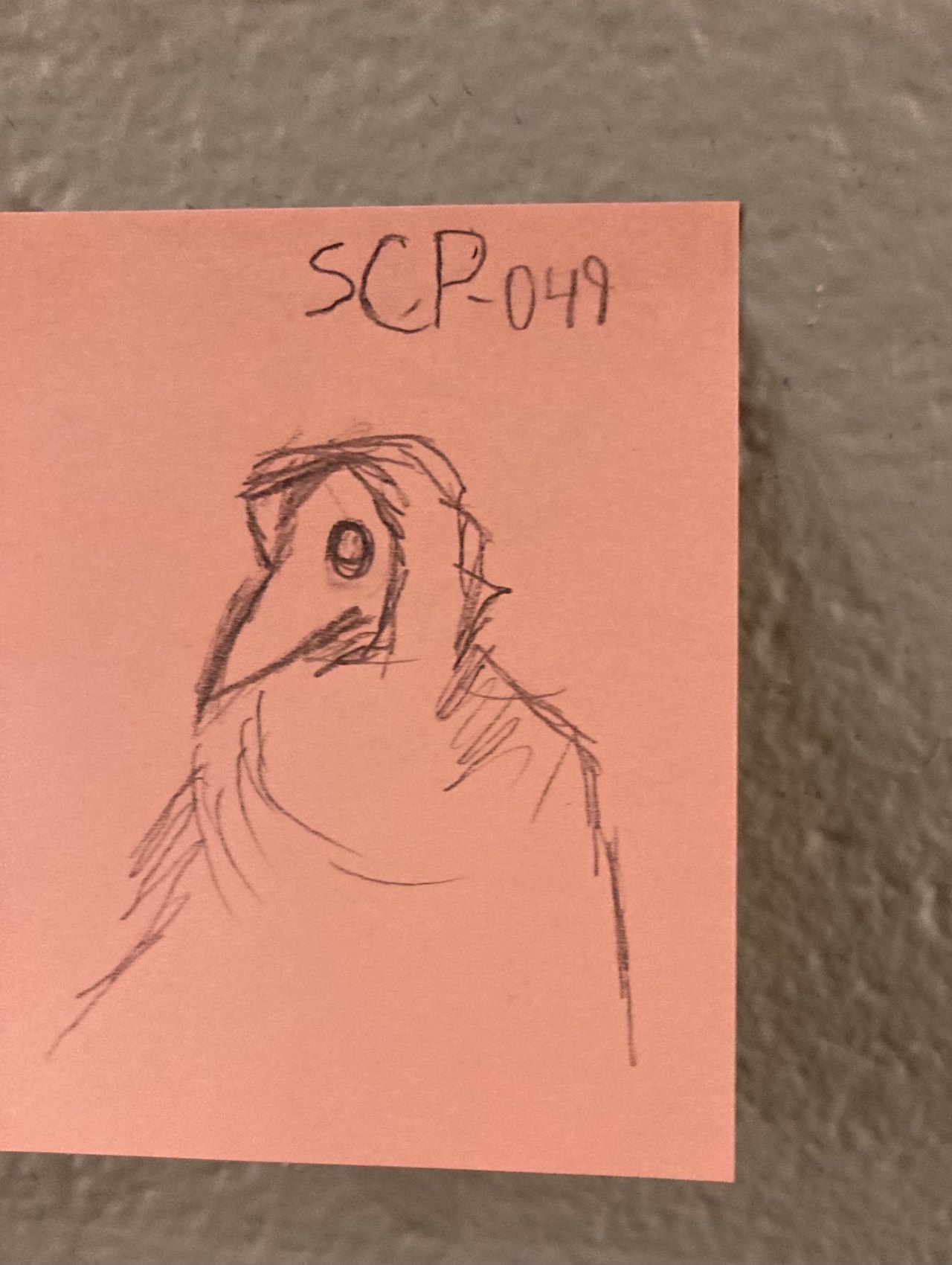 Drawing some more SCPs Pt.3! Im not exactly sure what scp number