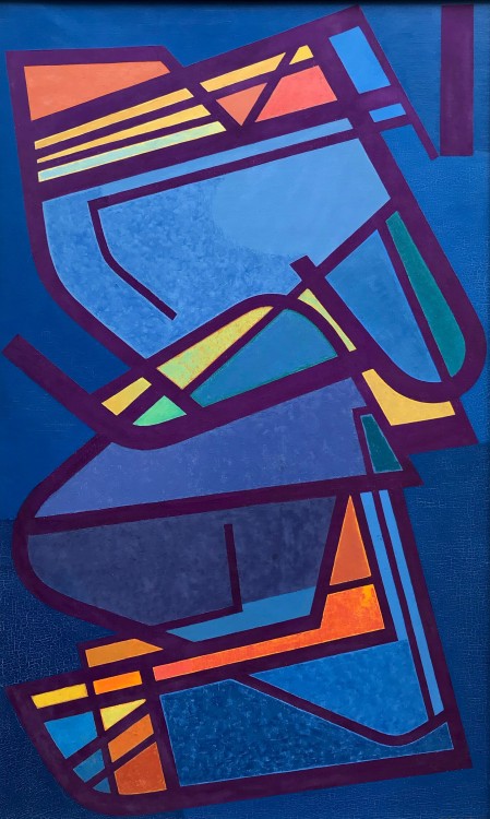 Edgar Pillet (1912-1996) — Tardiflore  (oil on canvas, 1953)